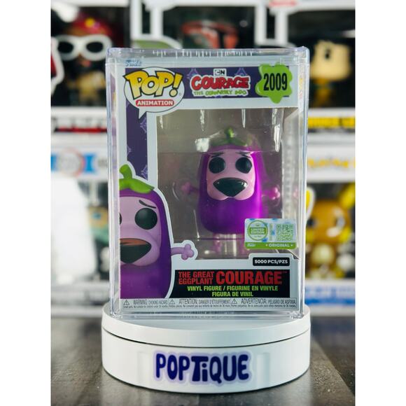 Courage the Cowardly Dog The Great Eggplant Courage Funko #2009 EE Exclusive - Picture 1 of 6